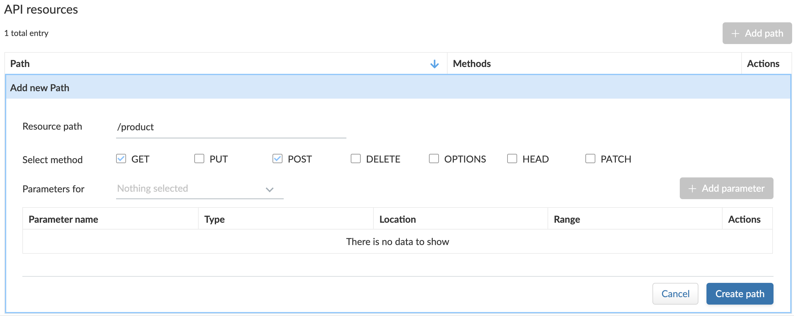 waas api protection path methods