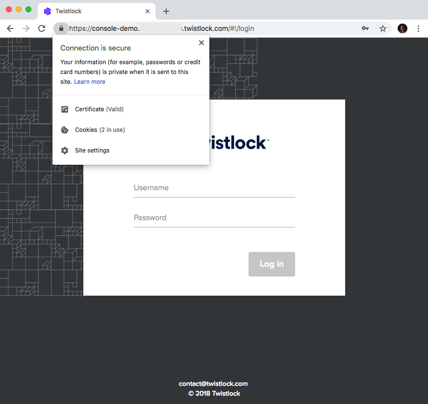 custom certs console access 565472