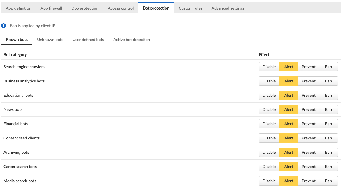 waas bot protection