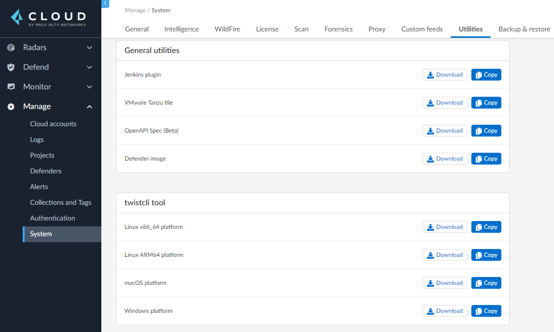 twistcli download