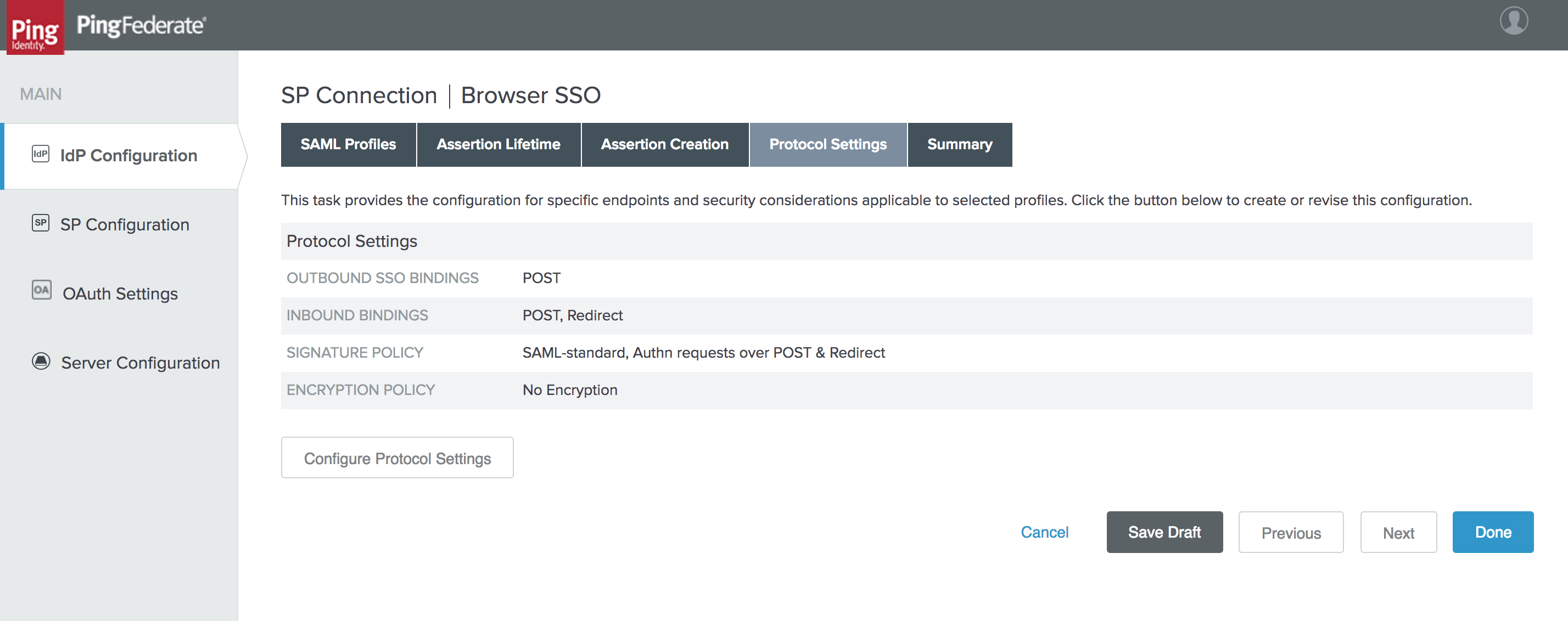 ping saml step10